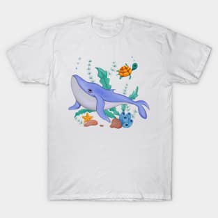 Whale in the ocean T-Shirt